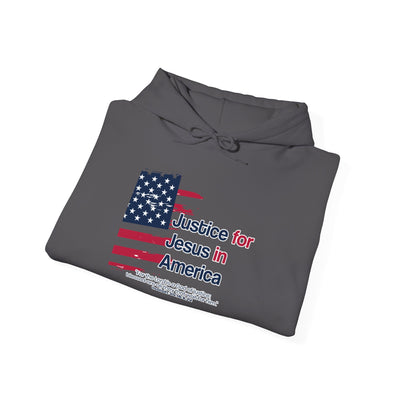 Justice For Jesus In America Unisex Heavy Blend™ Hooded Sweatshirt
