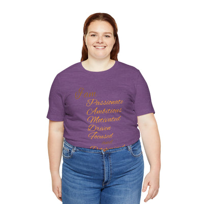 I Am Determined Unisex Jersey Short Sleeve Tee