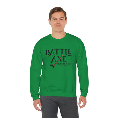 Battle Axe Jeremiah 51:20 Unisex Heavy Blend™ Crewneck Sweatshirt