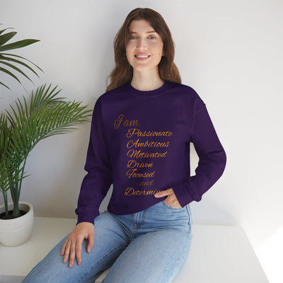 I Am Determined Unisex Heavy Blend™ Crewneck Sweatshirt
