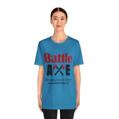 Battle Axe Weapons Of War Unisex Jersey Short Sleeve Tee