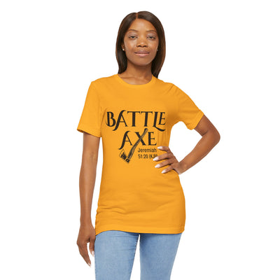 Battle Axe Jeremiah 51:20 Unisex Jersey Short Sleeve Tee