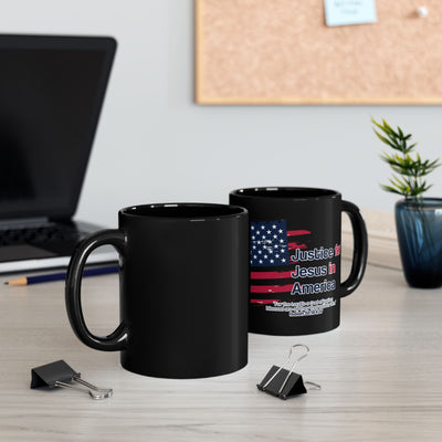 Justice For Jesus In America Black Mug (11oz, 15oz)