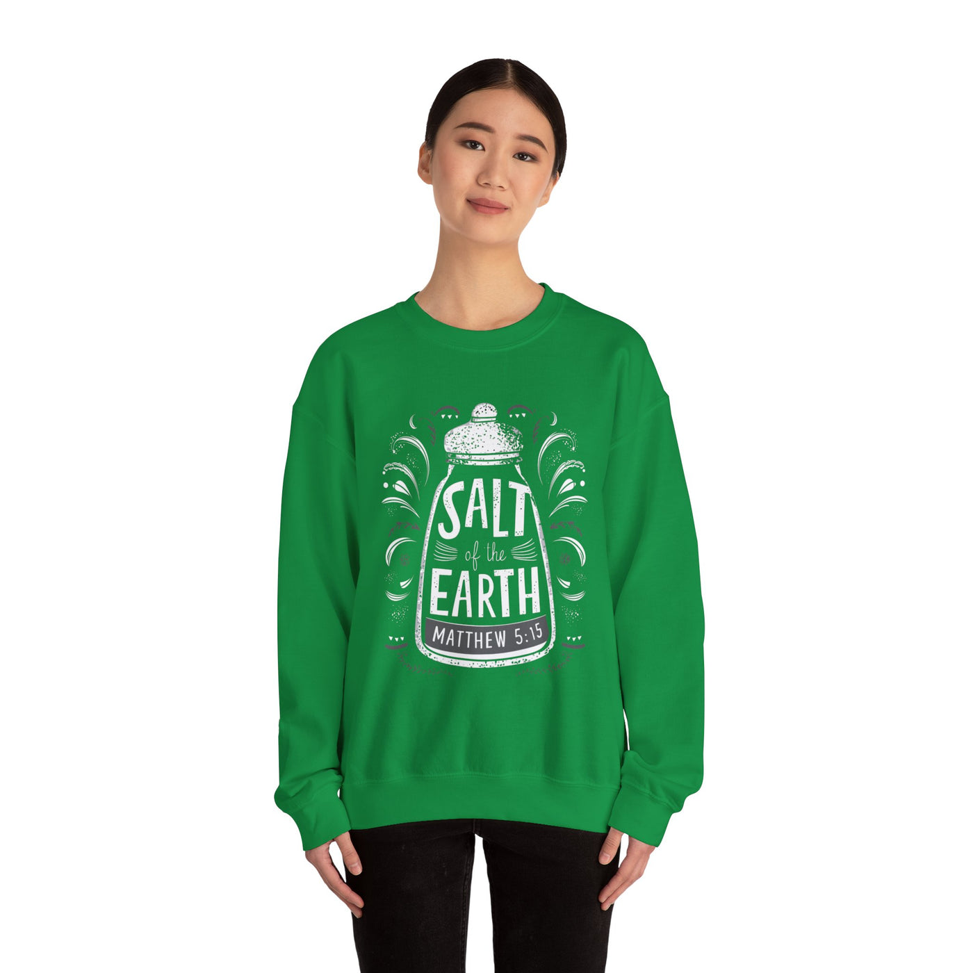 Salt Of The Earth Matthew 5:13 Unisex Heavy Blend™ Crewneck Sweatshirt