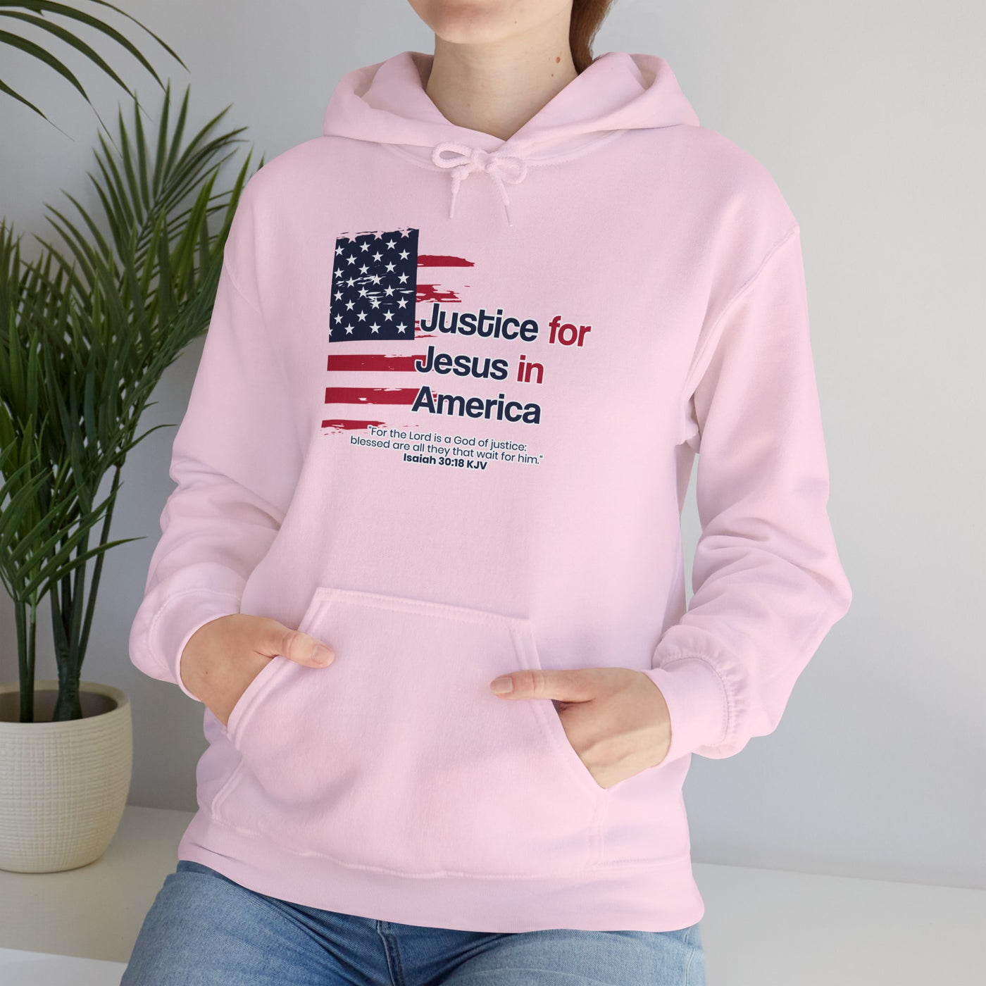 Justice For Jesus In America Unisex Heavy Blend™ Hooded Sweatshirt