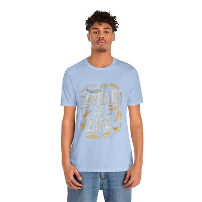 Bread of Life Unisex Jersey Short Sleeve Tee, Aesthetic Design