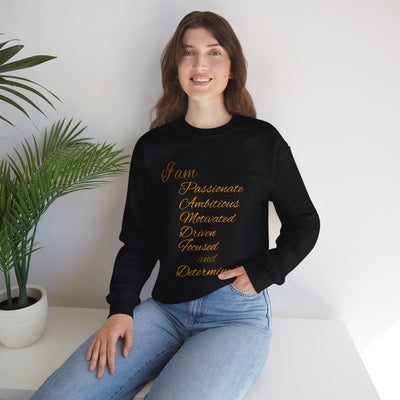 I Am Determined Unisex Heavy Blend™ Crewneck Sweatshirt