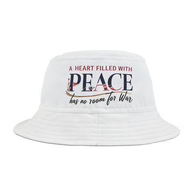 A Heart Filled With Peace Unisex Bucket Hat