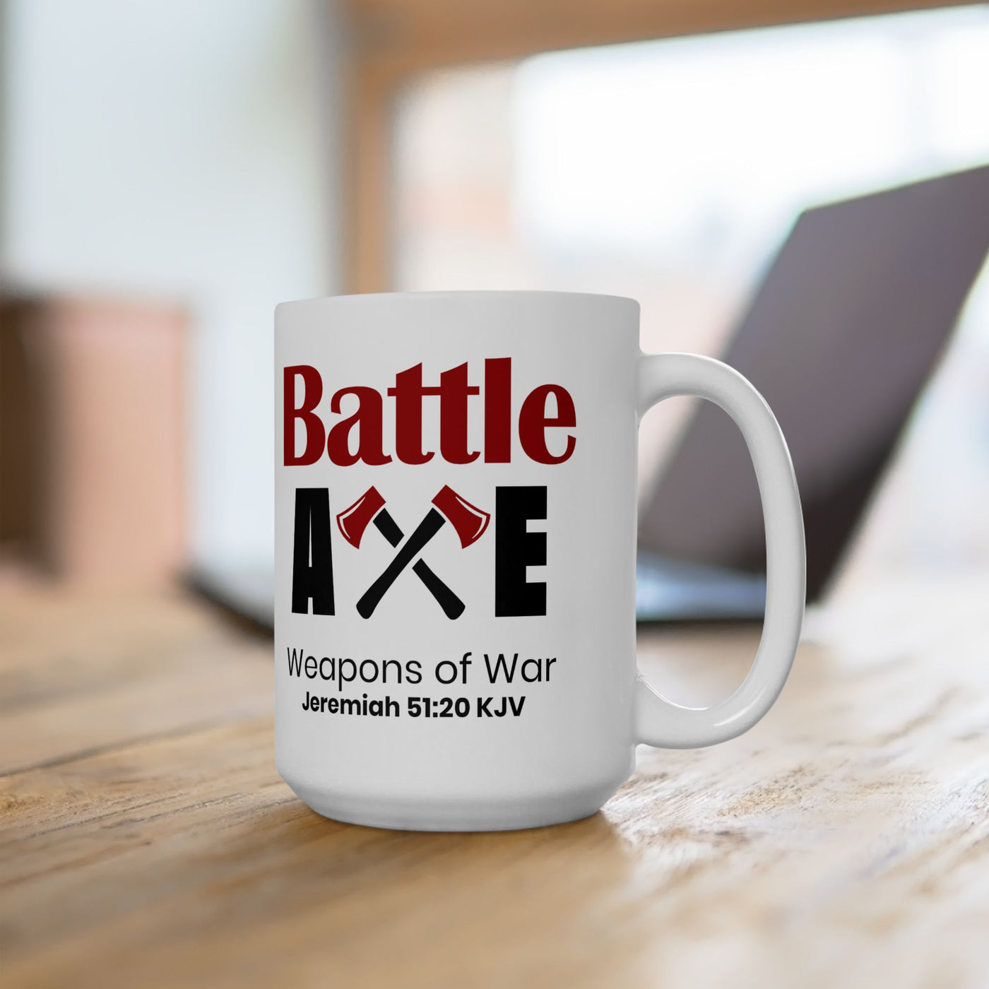 Battle Axe Weapons Of War Ceramic Mug, (11oz, 15oz)