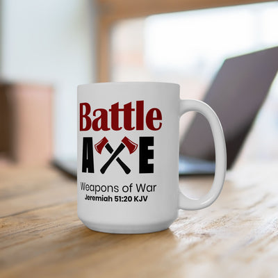 Battle Axe Weapons Of War Ceramic Mug, (11oz, 15oz)
