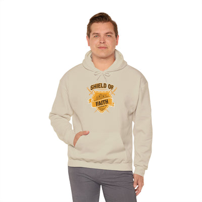 Shield Of Faith Unisex Heavy Blend™ Hooded Sweatshirt , Winter Wear