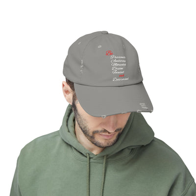 Be Determined Unisex Distressed Cap