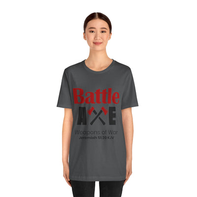 Battle Axe Weapons Of War Unisex Jersey Short Sleeve Tee