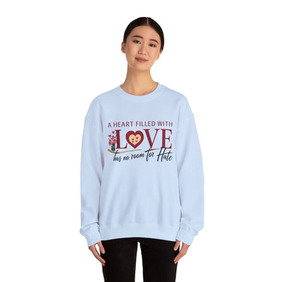 A Heart Filled With Love Unisex Heavy Blend™ Crewneck Sweatshirt