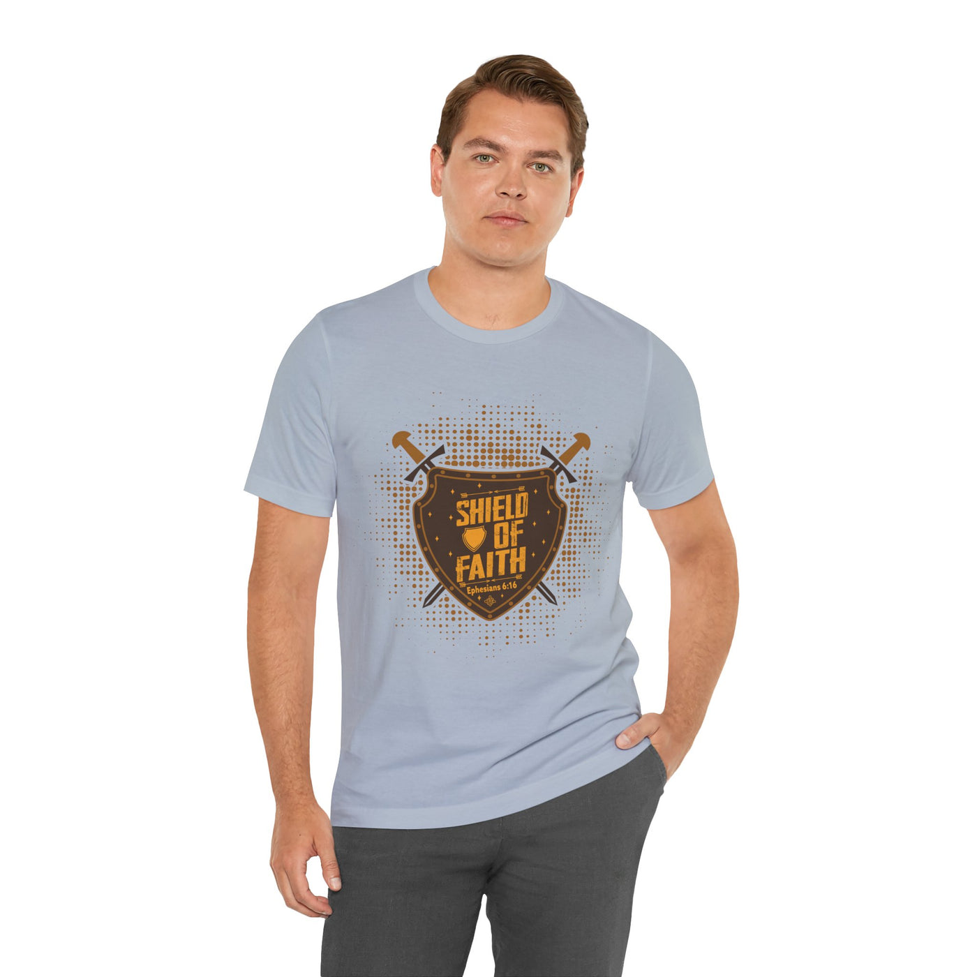 Shield Of Faith Unisex Jersey Short Sleeve Tee, Dot Design