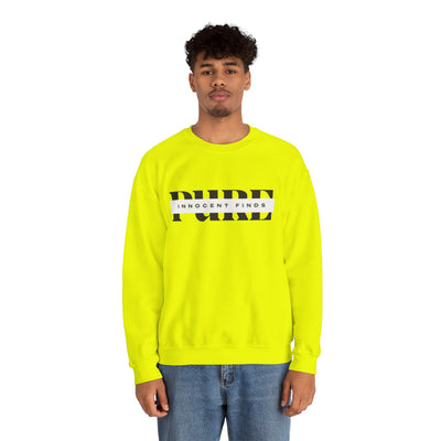 Pure Innocent Finds Unisex Heavy Blend™ Crewneck Sweatshirt, Black