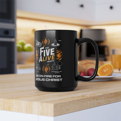 The Five Alive Process Black Mug (11oz, 15oz)