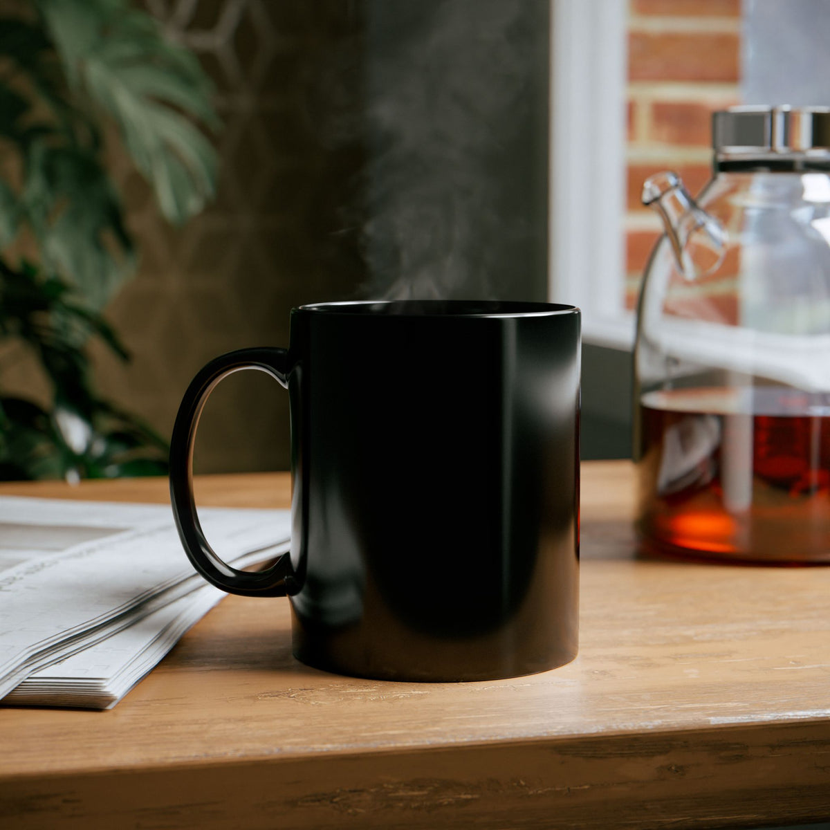 The Five Alive Process Text Based Black Mug (11oz, 15oz)