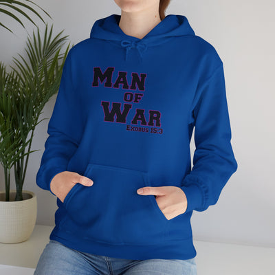 Man Of War Exodus 15:3 Unisex Heavy Blend™ Hooded Sweatshirt