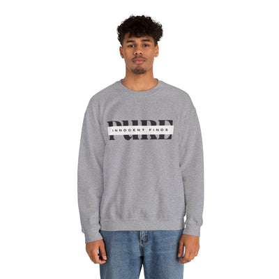Pure Innocent Finds Unisex Heavy Blend™ Crewneck Sweatshirt, Black
