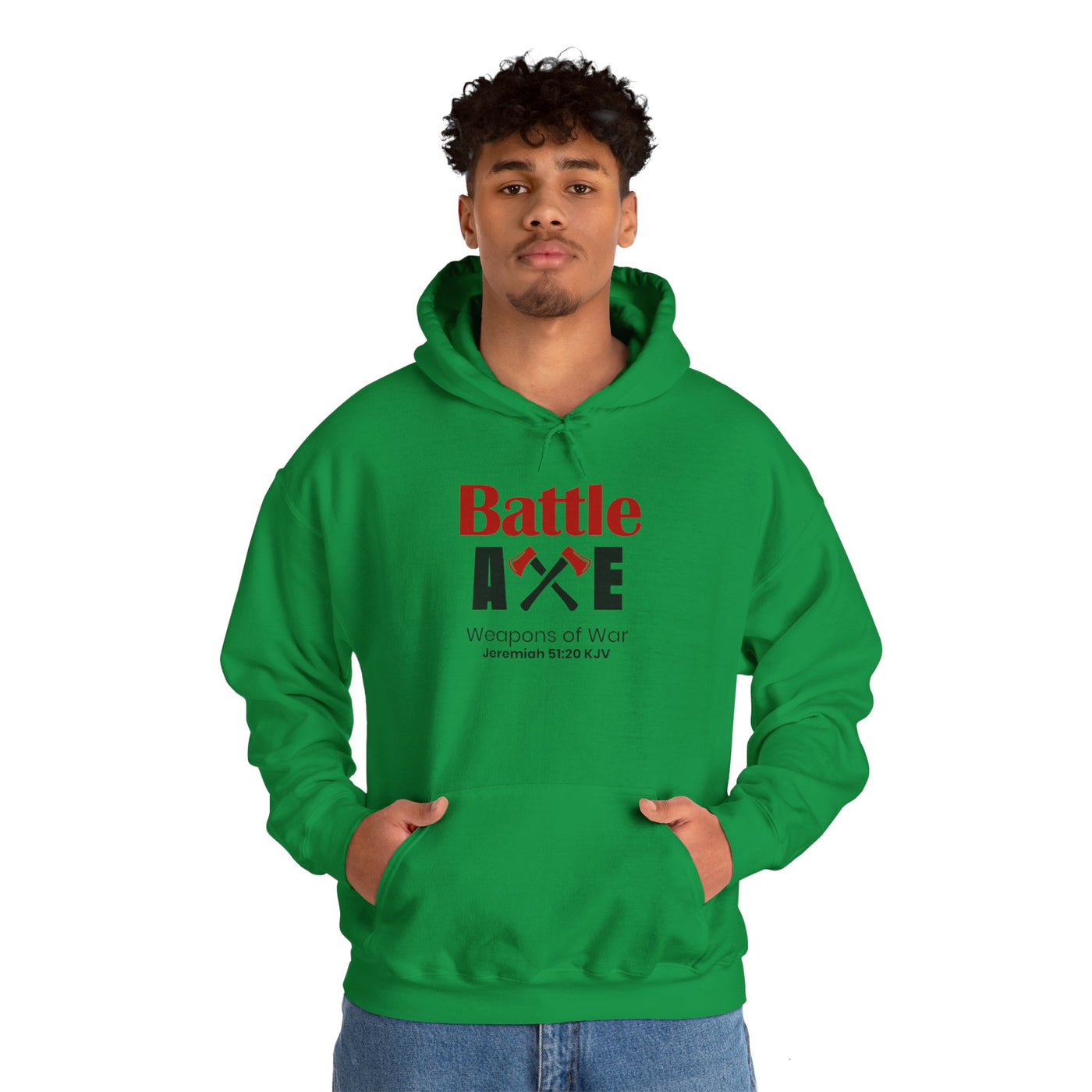 Battle Axe Weapons Of War Unisex Heavy Blend™ Hooded Sweatshirt