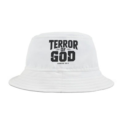 Terror Of God Genesis 33:5 Unisex Bucket Hat, black Design