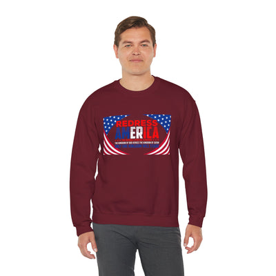 Redress America Unisex Heavy Blend™ Crewneck Sweatshirt, American Stars