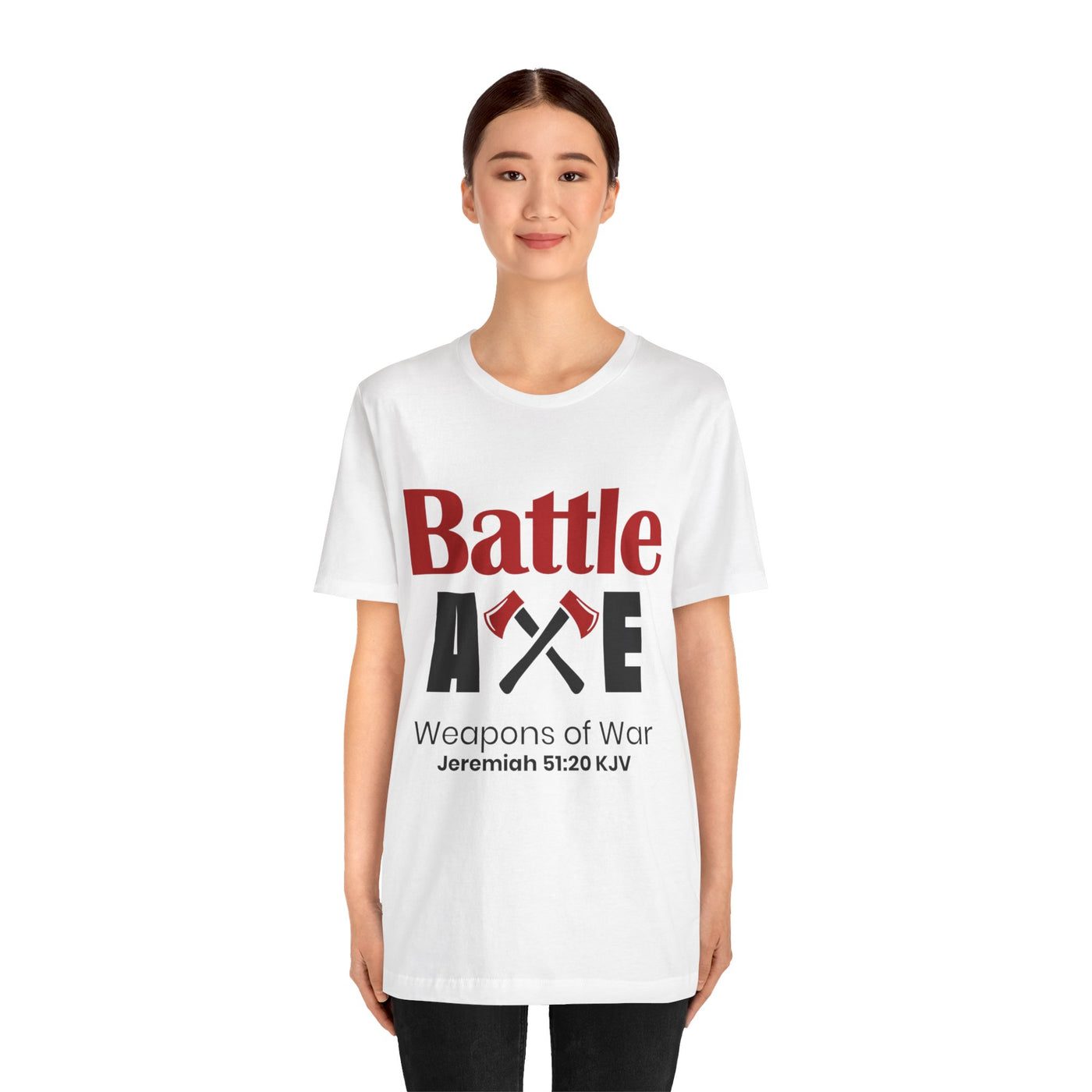 Battle Axe Weapons Of War Unisex Jersey Short Sleeve Tee