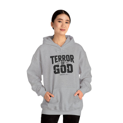 Terror Of God Genesis 33:5 Unisex Heavy Blend™ Hooded Sweatshirt, Black Design