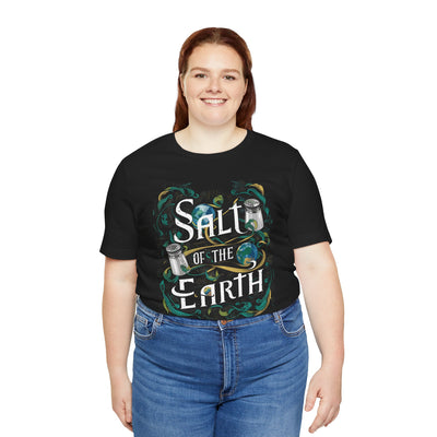 Salt Of The Earth Matthew 5:13 Unisex Jersey Short Sleeve Tee, Abstract Design