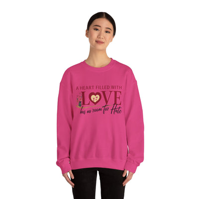 A Heart Filled With Love Unisex Heavy Blend™ Crewneck Sweatshirt