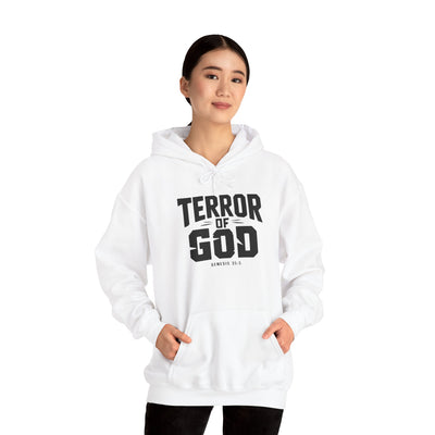 Terror Of God Genesis 33:5 Unisex Heavy Blend™ Hooded Sweatshirt, Black Design