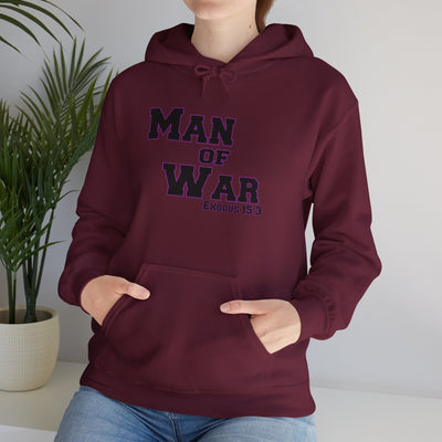 Man Of War Exodus 15:3 Unisex Heavy Blend™ Hooded Sweatshirt