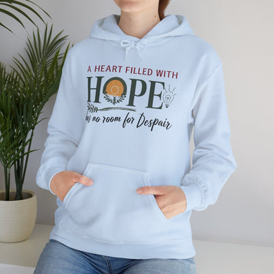 A Heart Filled With Hope Unisex Heavy Blend™ Hooded Sweatshirt