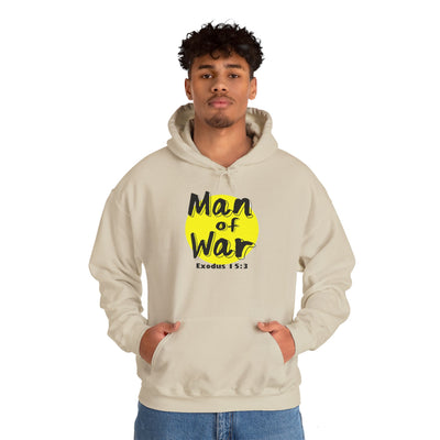 Man Of War Exodus 15:3 Unisex Heavy Blend™ Hooded Sweatshirt, Winter Wear