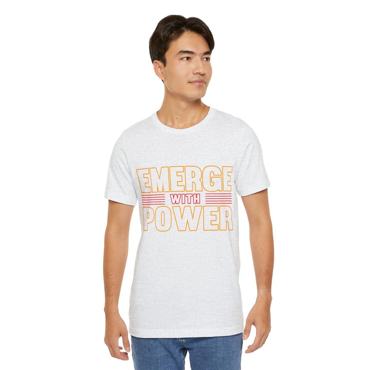 Emerge with power Unisex Jersey Short Sleeve Tee