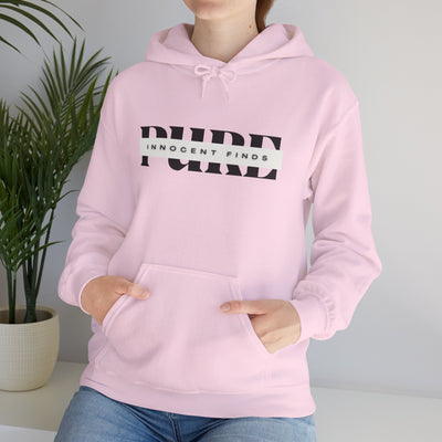 Pure Innocent Finds Unisex Heavy Blend™ Hooded Sweatshirt, Black Design