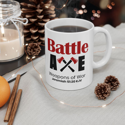Battle Axe Weapons Of War Ceramic Mug, (11oz, 15oz)