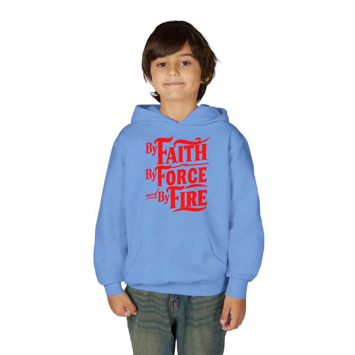 Youth Heavy Blend Hooded Sweatshirt