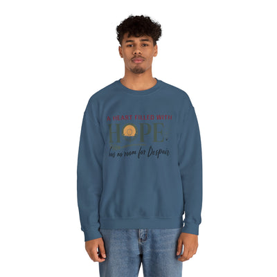 A Heart Filled With Hope Unisex Heavy Blend™ Crewneck Sweatshirt