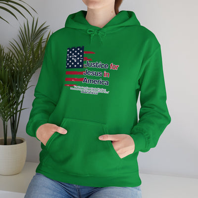 Justice For Jesus In America Unisex Heavy Blend™ Hooded Sweatshirt
