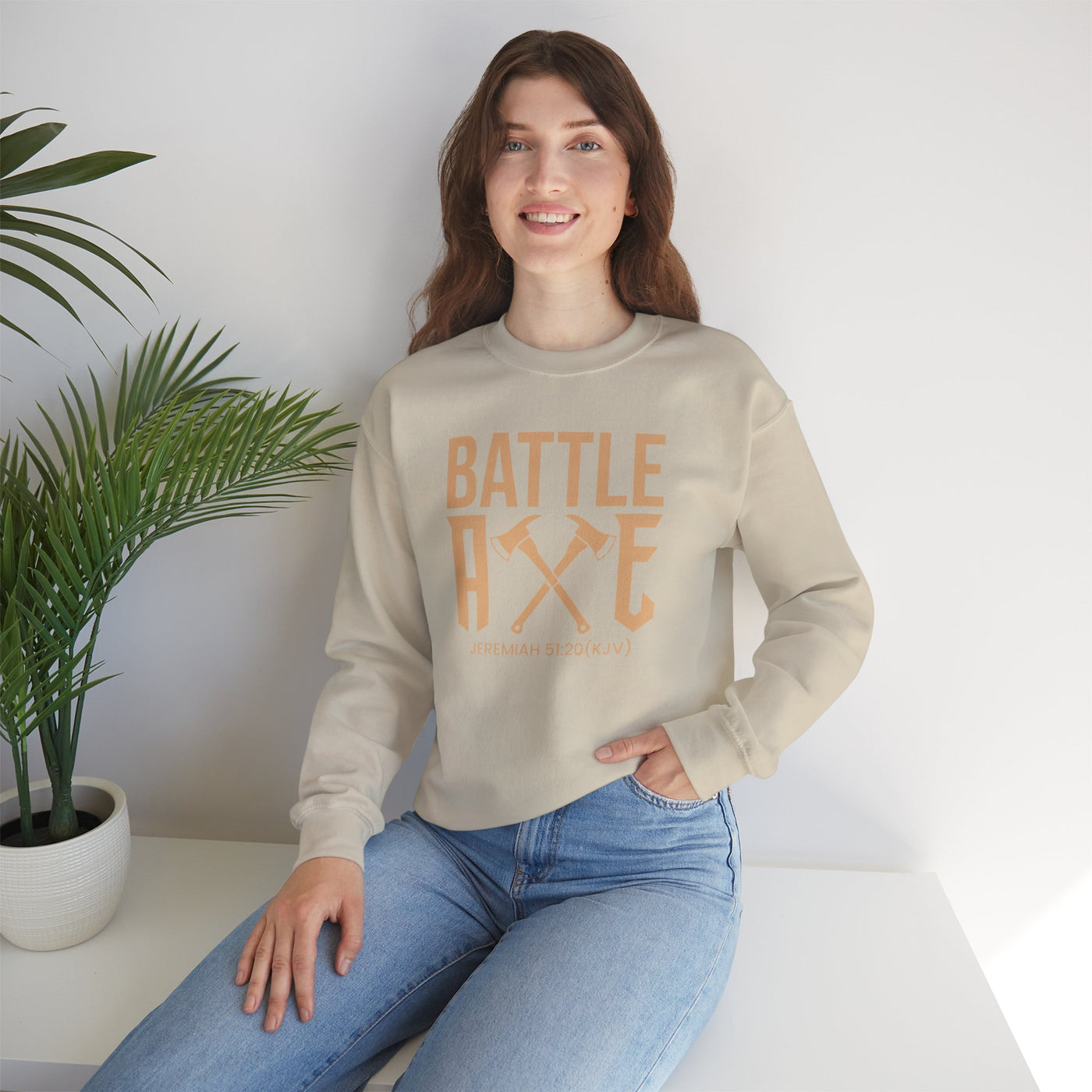Battle Axe Unisex Heavy Blend™ Crewneck Sweatshirt