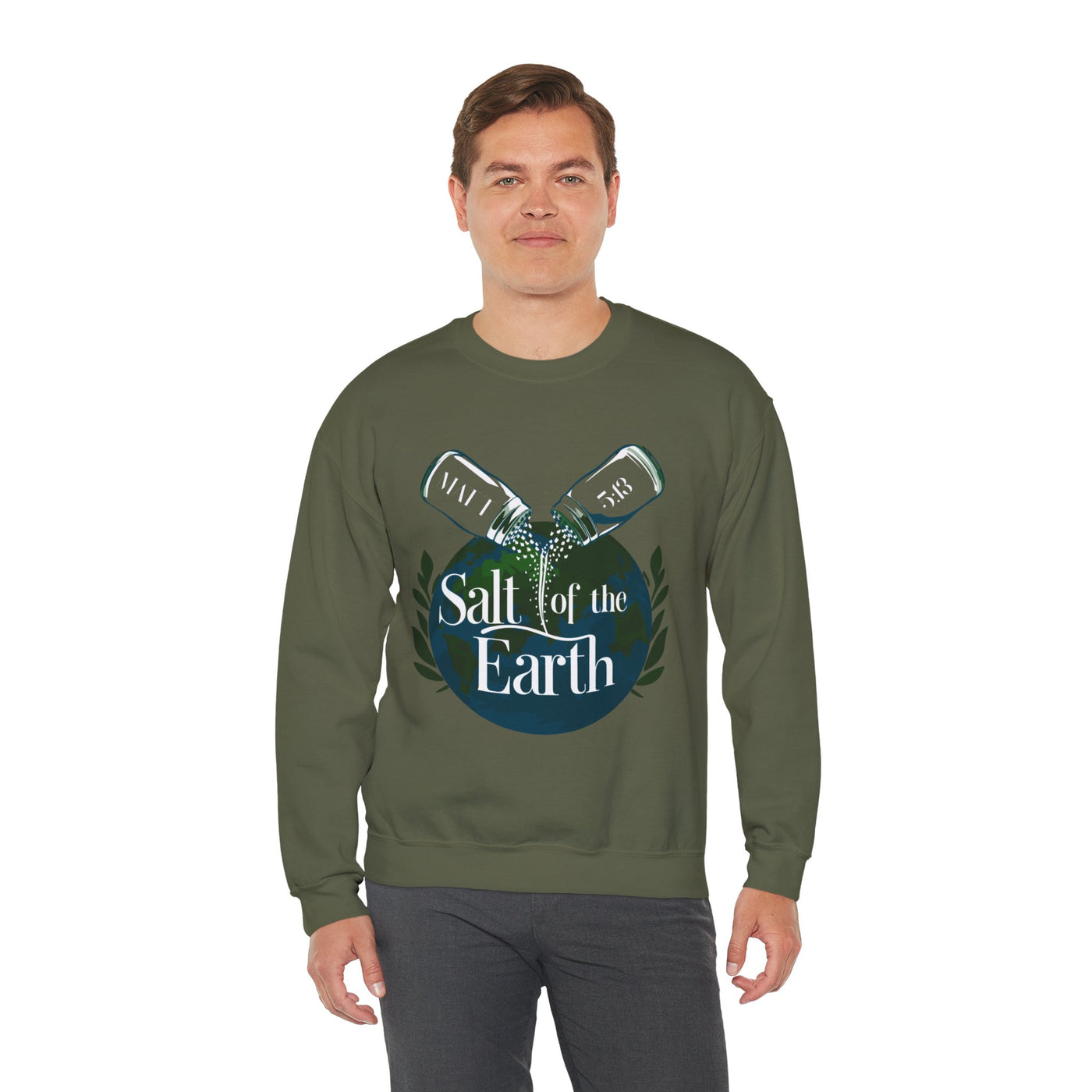 Salt Of The Earth Matt 5:13 Unisex Heavy Blend™ Crewneck Sweatshirt