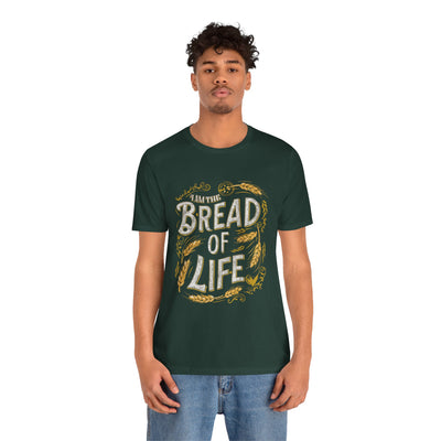 Bread of Life Unisex Jersey Short Sleeve Tee, Aesthetic Design
