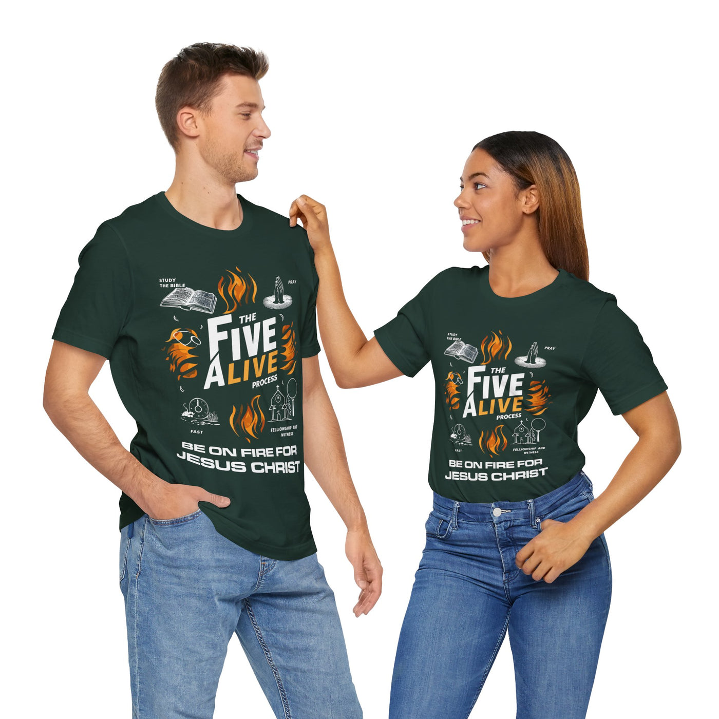 The Five Alive Process Unisex Jersey Short Sleeve Tee