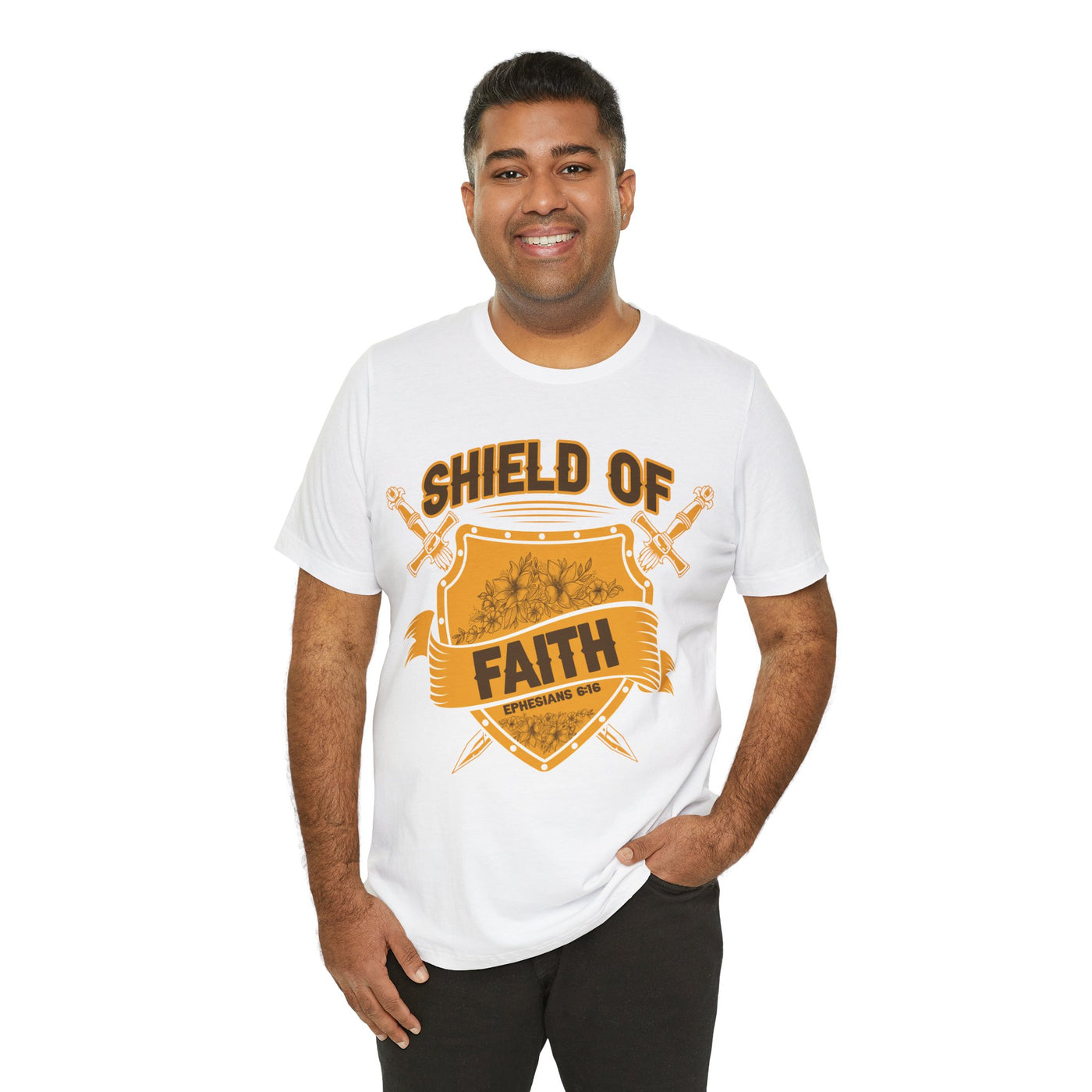 Shield Of Faith Unisex Jersey Short Sleeve Tee