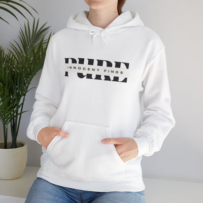Pure Innocent Finds Unisex Heavy Blend™ Hooded Sweatshirt, Black Design