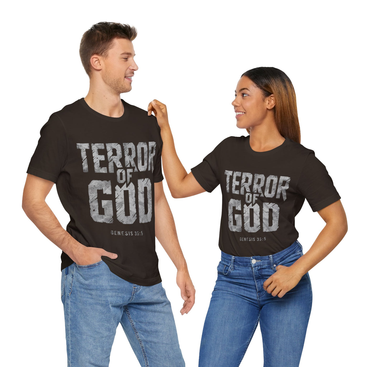 Terror Of God Genesis 35:5 Unisex Jersey Short Sleeve Tee