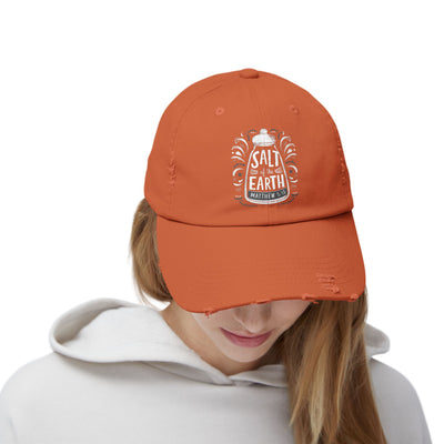 Salt Of The Earth Matthew 5:13 Unisex Distressed Cap