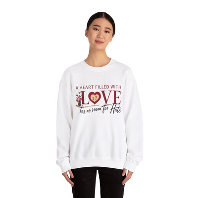 A Heart Filled With Love Unisex Heavy Blend™ Crewneck Sweatshirt